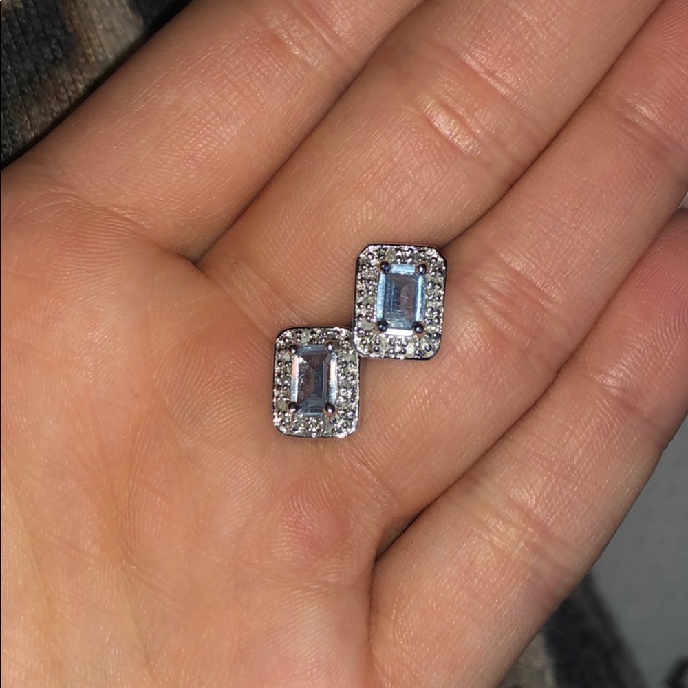 December birthstone earrings